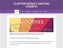 Tablet Screenshot of claytonwesley.org.au